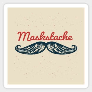 Maskstache Sticker